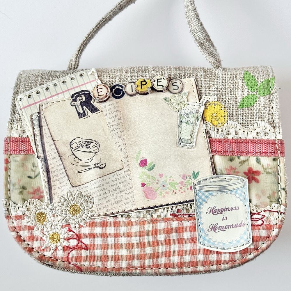 Vendula London Grandma’s Secret Recipe Mini Purse Crossbody Bag Rare Retired